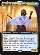 Niambi, Esteemed Speaker (Extended Art) (M21-379)  - Core Set 2021: (Extended Art)