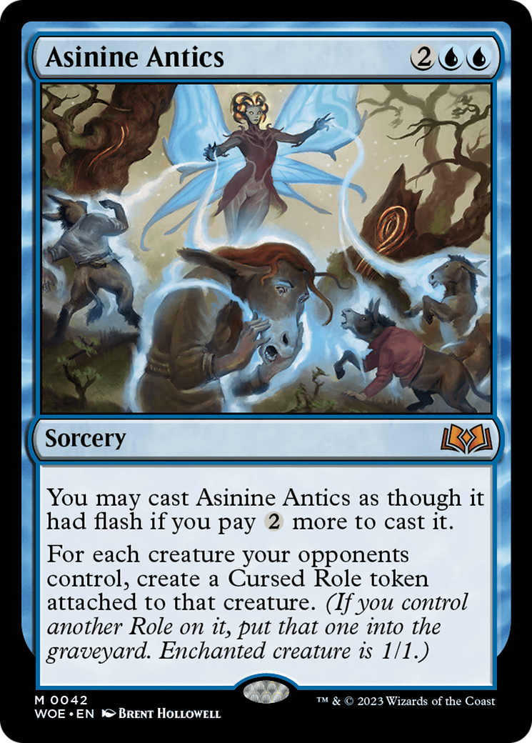 Asinine Antics (WOE-042)  Foil - Wilds of Eldraine