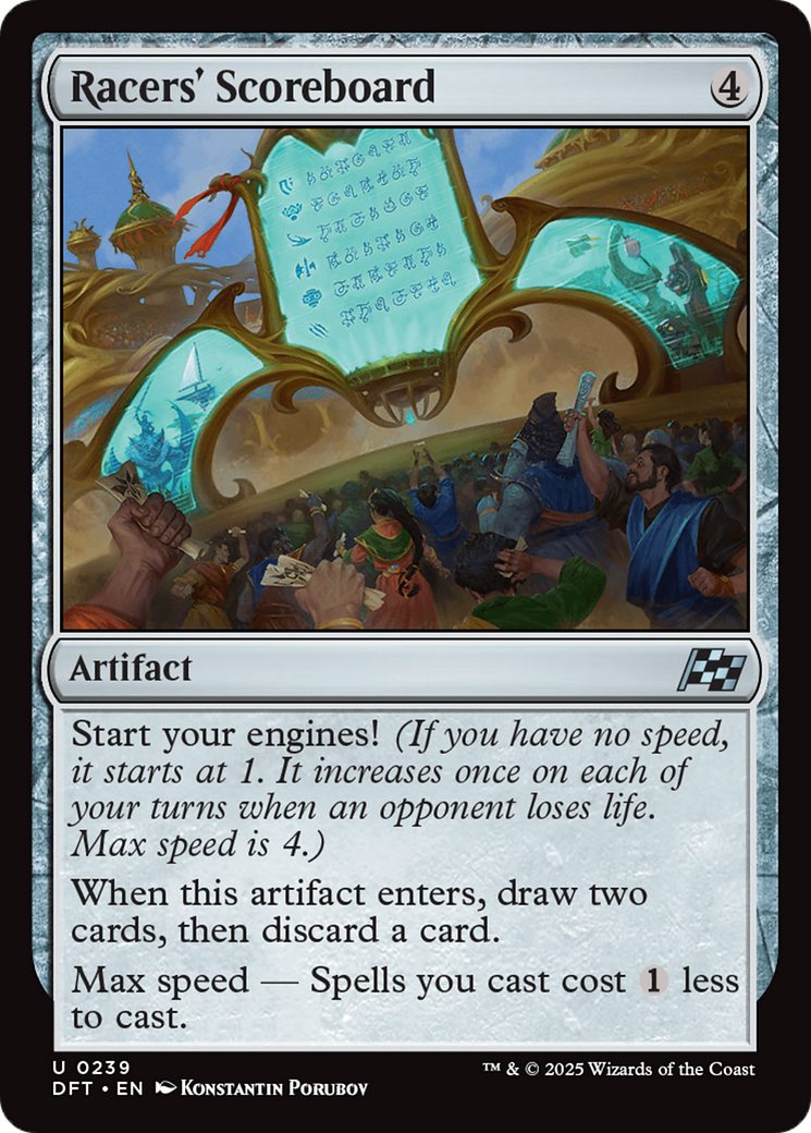 Racers' Scoreboard (DFT-239)  Foil - Aetherdrift