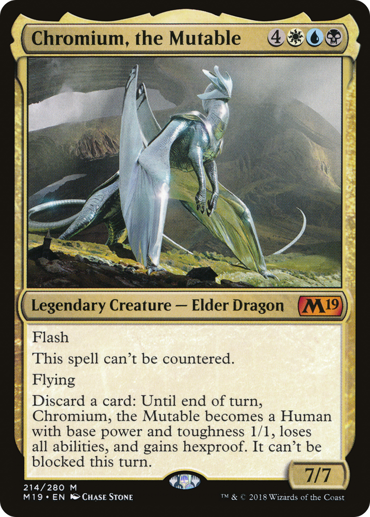Chromium, the Mutable (M19-214)  - Core Set 2019