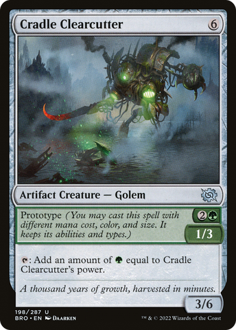 Cradle Clearcutter (BRO-198)  Foil - The Brothers' War