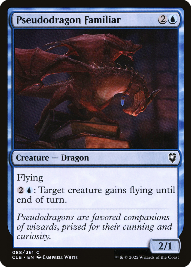 Pseudodragon Familiar (CLB-088)  - Commander Legends: Battle for Baldur's Gate
