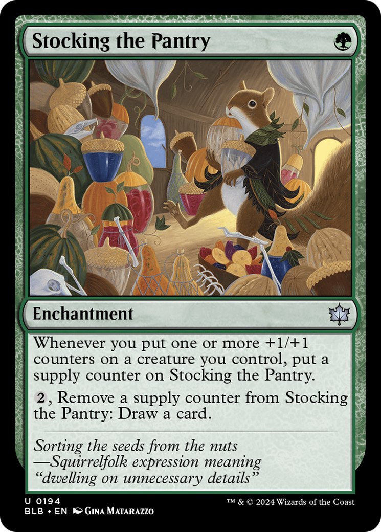 Stocking the Pantry (BLB-194)  - Bloomburrow