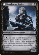 Bloodsworn Squire (Showcase) (VOW-289)  Foil - Innistrad: Crimson Vow: (Showcase, Double Faced Transform)