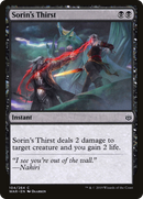 Sorin's Thirst (WAR-104) - War of the Spark Foil