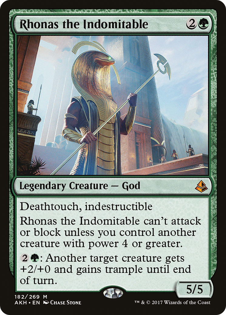 Rhonas the Indomitable (AKH-182)  Foil - Amonkhet