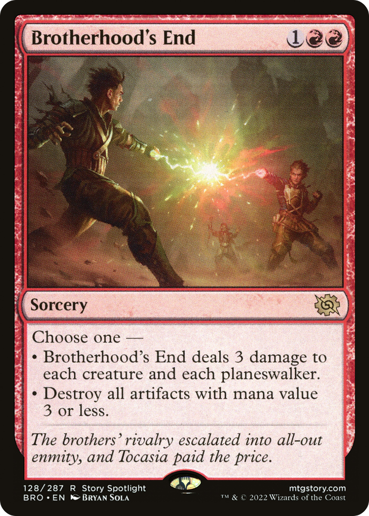 Brotherhood's End (BRO-128)  - The Brothers' War