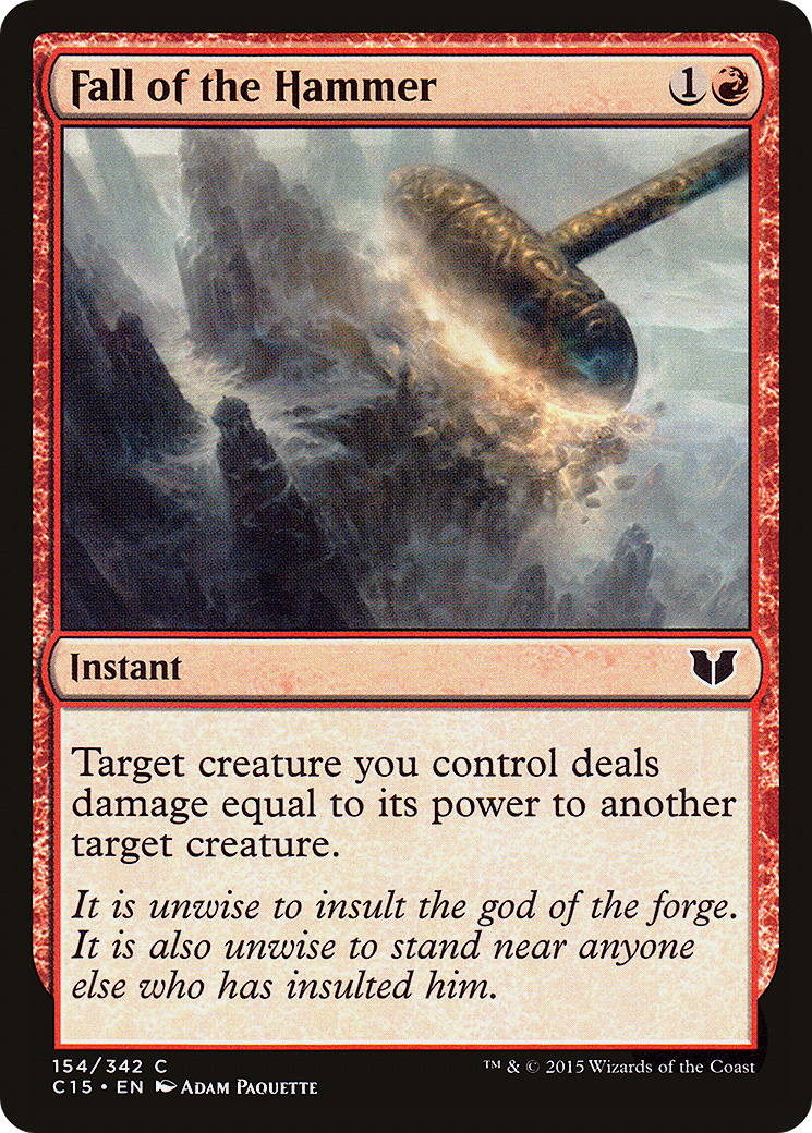 Fall of the Hammer (C15-154)  - Commander 2015
