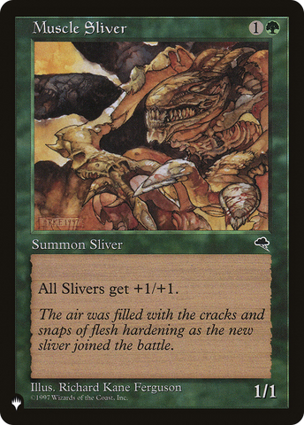 Muscle Sliver (LIST-)  - The List