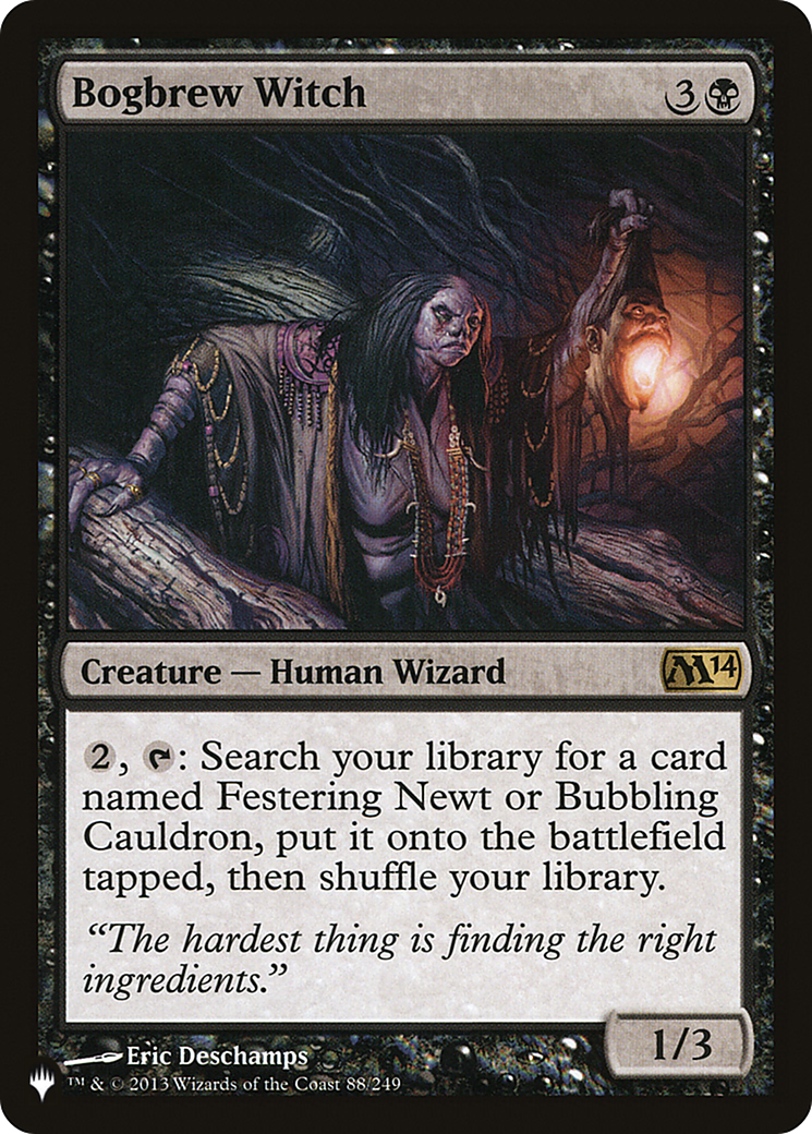 Bogbrew Witch (LIST-88/249)  - The List