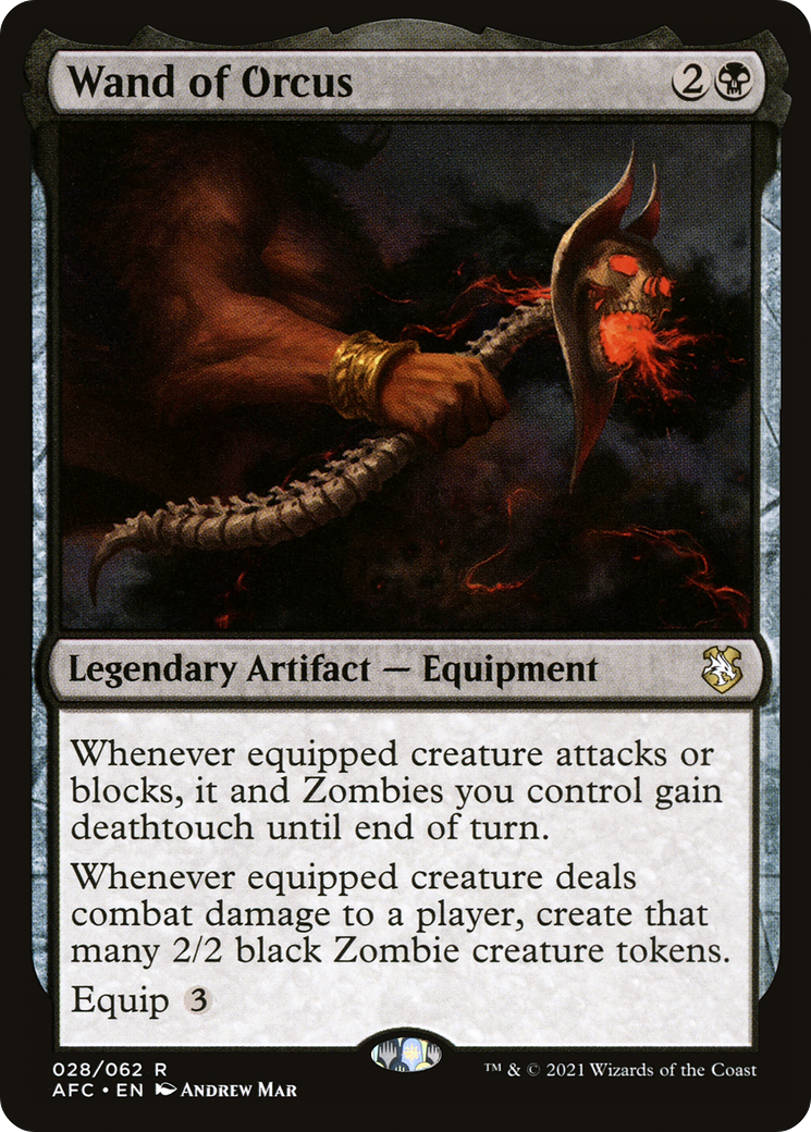 Wand of Orcus (AFC-028)  - Forgotten Realms Commander