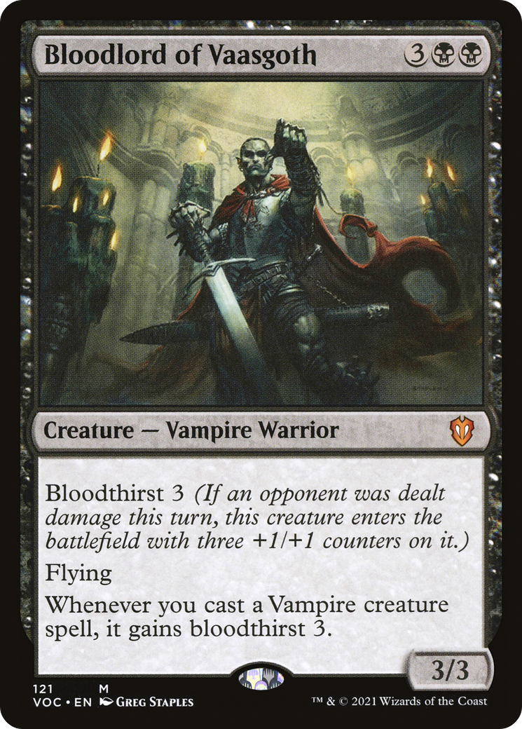 Bloodlord of Vaasgoth (VOC-121)  - Crimson Vow Commander