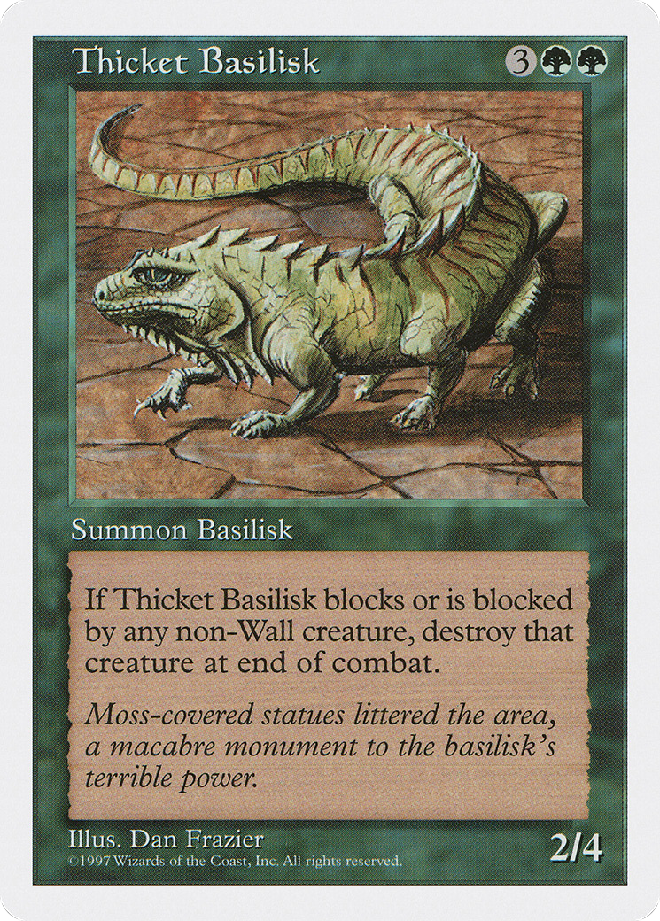 Thicket Basilisk (5ED-)  - Fifth Edition