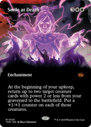 Smile at Death (Borderless) (TDM-329)  - Tarkir: Dragonstorm: (Showcase, enchantment)