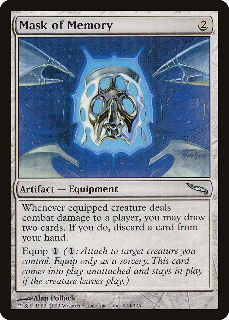 Mask of Memory (MRD-203)  Foil - Mirrodin