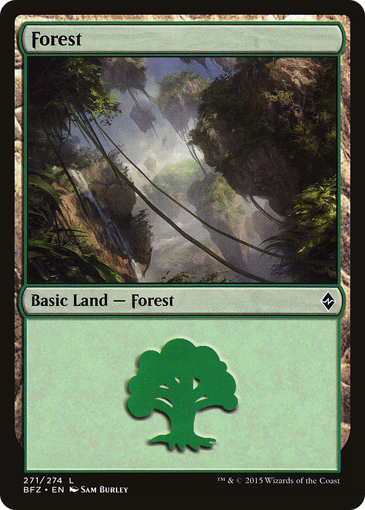 Forest (271) (BFZ-271)  - Battle for Zendikar
