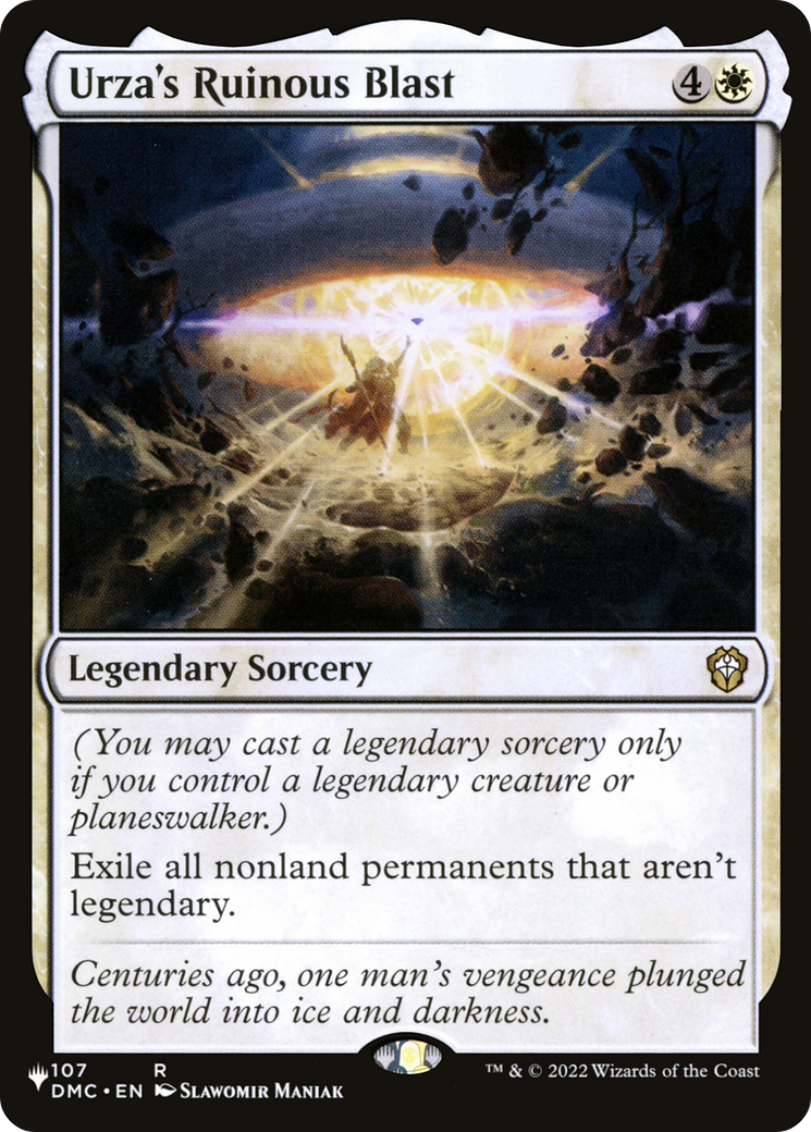 Urza's Ruinous Blast (LIST-107)  - The List