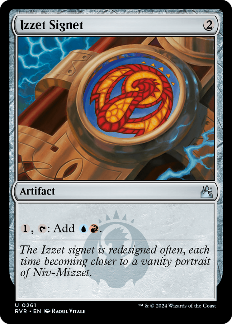 Izzet Signet (RVR-261)  Foil - Ravnica Remastered