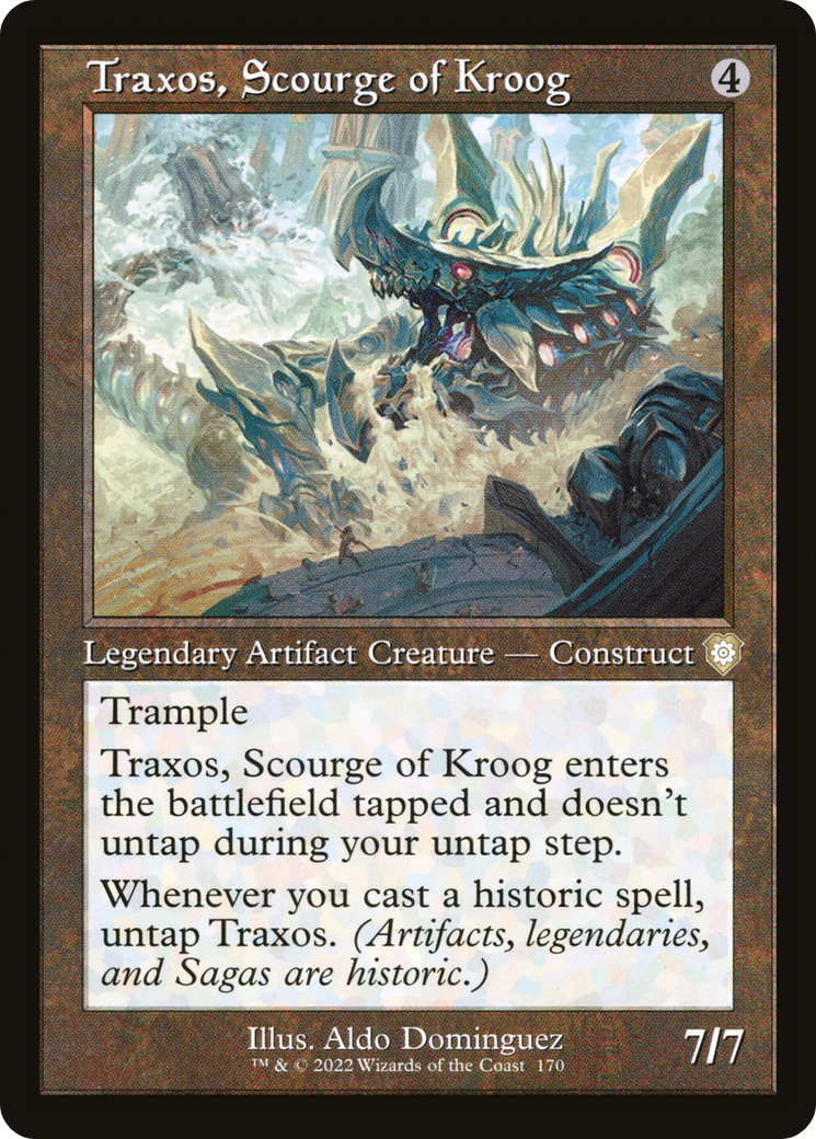 Traxos, Scourge of Kroog (Retro Frame) (BRC-170)  - The Brothers' War Commander