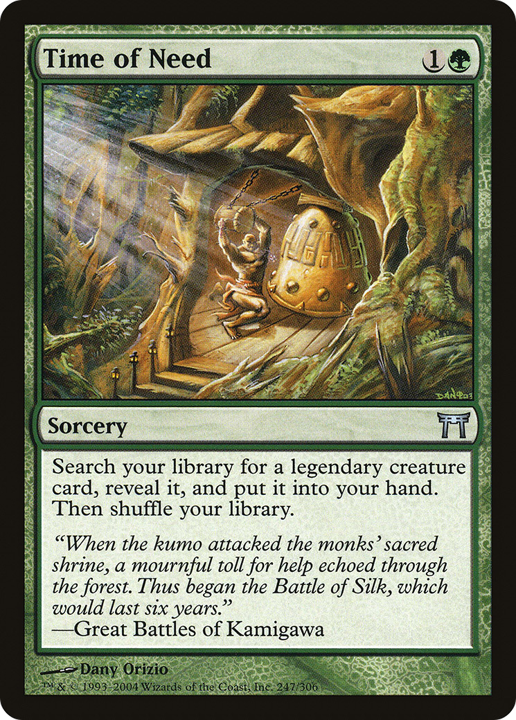 Time of Need (CHK-247)  Foil - Champions of Kamigawa