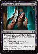 Behind the Scenes (TDC-172)  - Commander: Tarkir: Dragonstorm: (enchantment)