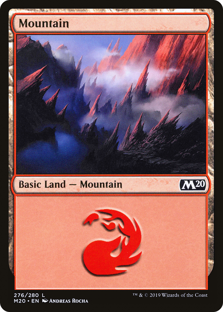 Mountain (276) (M20-276) - Core Set 2020 Foil