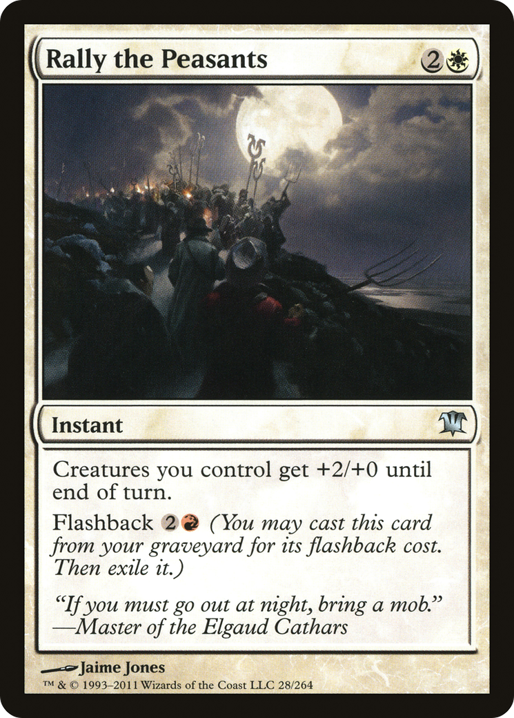 Rally the Peasants (ISD-028)  - Innistrad