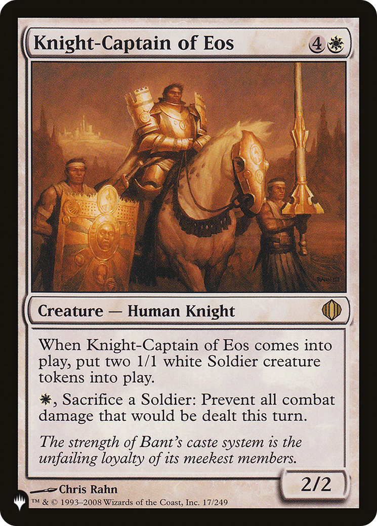 Knight-Captain of Eos (LIST-17/249)  - The List