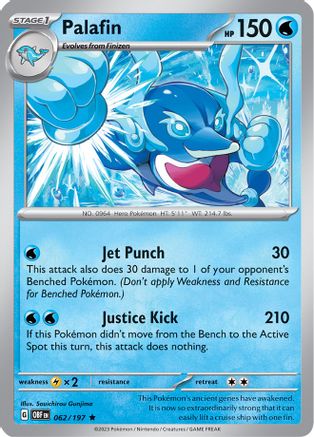 Palafin 062/197  (Theme Deck) SV03 Obsidian Flames