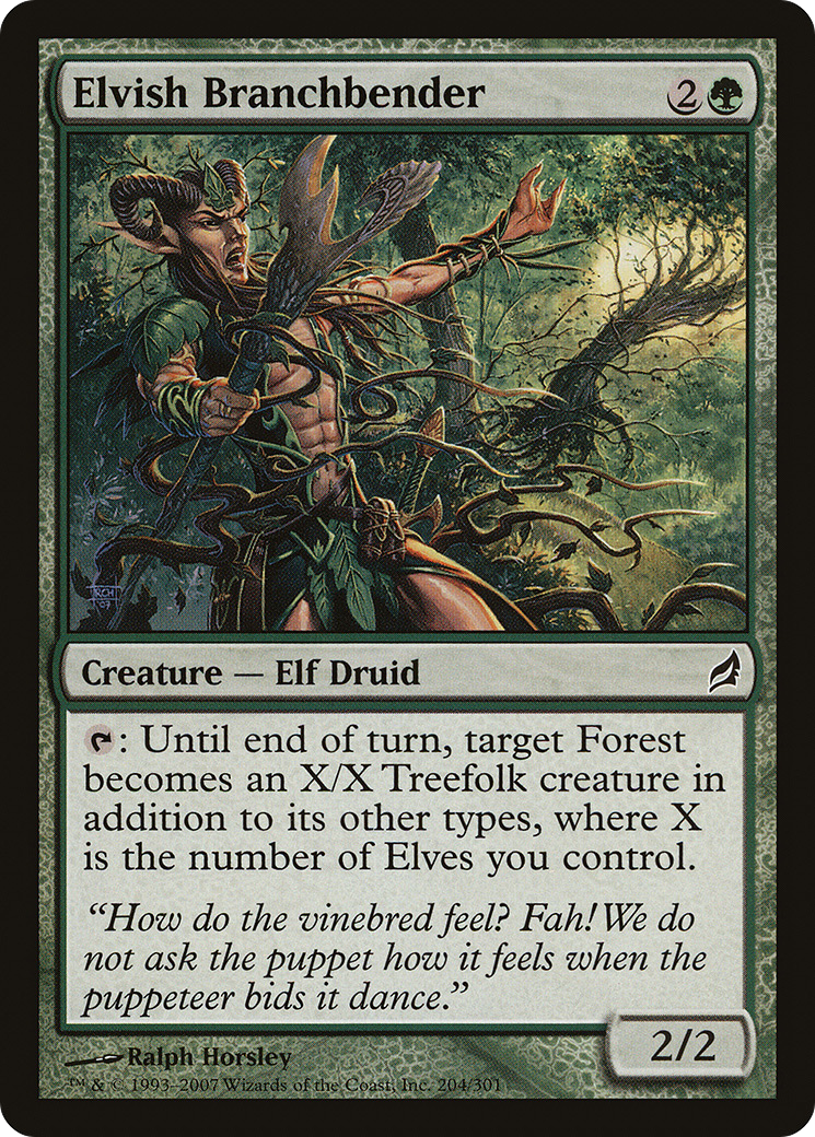 Elvish Branchbender (LRW-204)  - Lorwyn