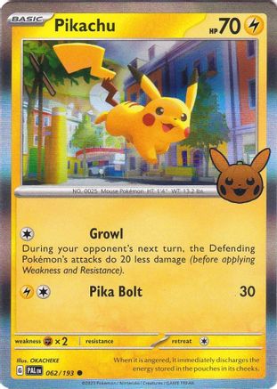 Pikachu 062 - Holofoil Trick or Trade BOOster Bundle 2023