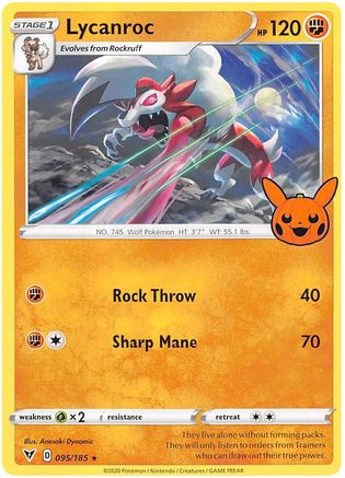 Lycanroc 095  Trick or Trade BOOster Bundle 2023