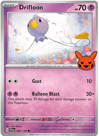 Drifloon 089  Trick or Trade BOOster Bundle 2023