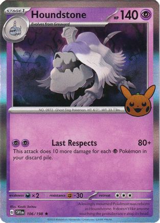 Houndstone 106 - Holofoil Trick or Trade BOOster Bundle 2023