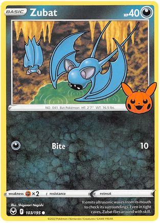 Zubat 103  Trick or Trade BOOster Bundle 2023
