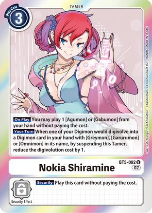 Nokia Shiramine (Resurgence Booster Reprint) (BT5-092) - Resurgence Booster Foil