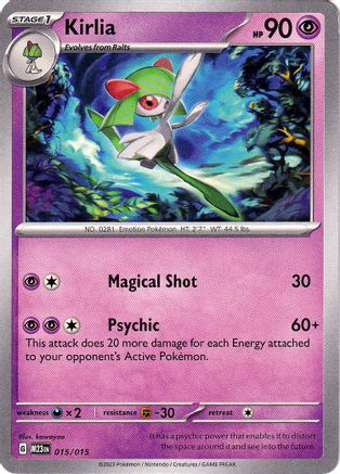 Kirlia 015  McDonalds Promos 2023