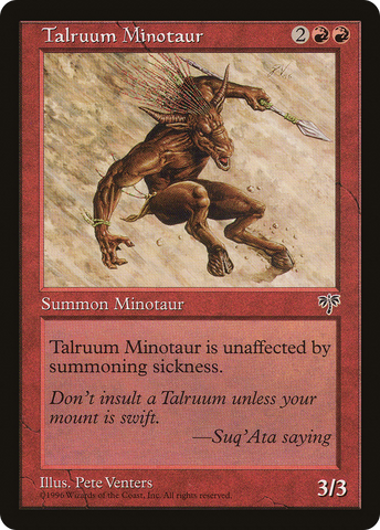 Talruum Minotaur (MIR-) - Mirage