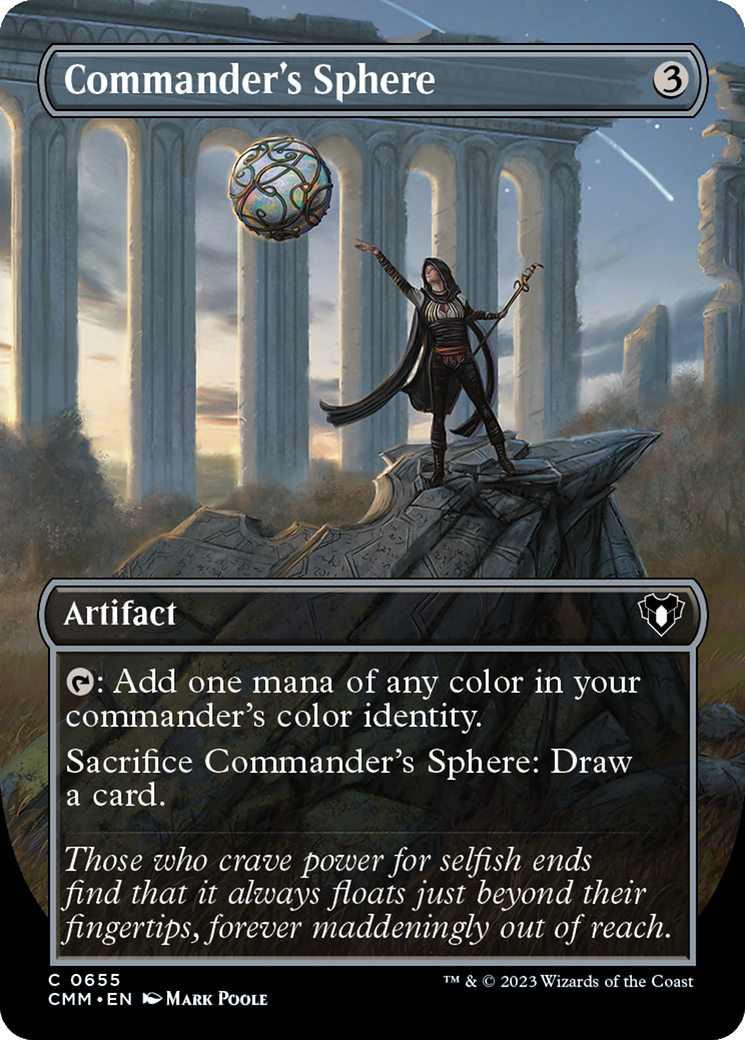 Commander's Sphere (Borderless) (CMM-655)  - Commander Masters