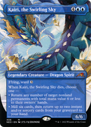 Kairi, the Swirling Sky (Borderless) (NEO-408) - Kamigawa: Neon Dynasty (Borderless) Foil