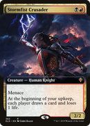 Stormfist Crusader (Extended Art) (ELD-383)  - Throne of Eldraine: (Extended Art)