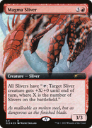 Magma Sliver (Extended Art) (SLD-641)  Foil - Secret Lair Drop: (Extended Art)