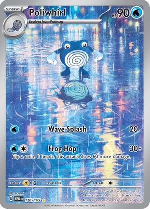 Poliwhirl 176/165  - Holofoil SV Scarlet & Violet 151 - Illustration Rare