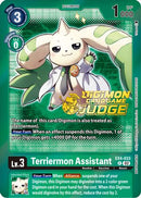 Terriermon Assistant (Alternate Art) - EX4-033 (Judge Pack 4) (EX4-033) - Alternative Being Booster Foil