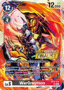 WarGreymon (2023 Regionals Finalist) (BT12-070) - Across Time Foil