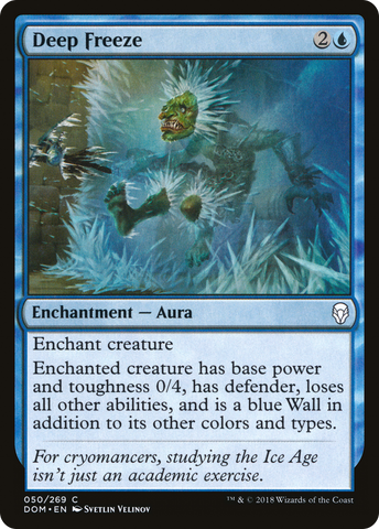 Deep Freeze (DOM-050)  Foil - Dominaria