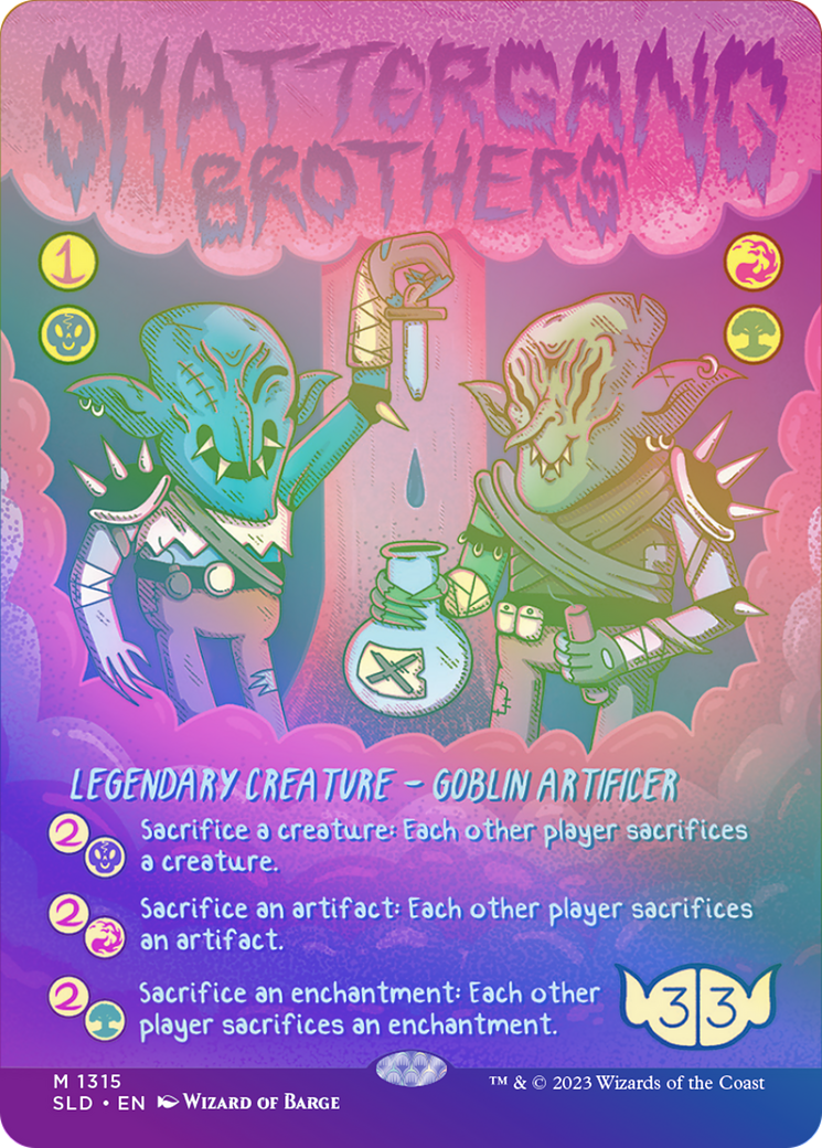 Shattergang Brothers (Rainbow Foil) (SLD-1315)  Foil - Secret Lair Drop (Borderless)