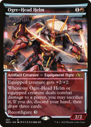 Ogre-Head Helm (Showcase) (NEO-387)  - Kamigawa: Neon Dynasty: (Showcase)