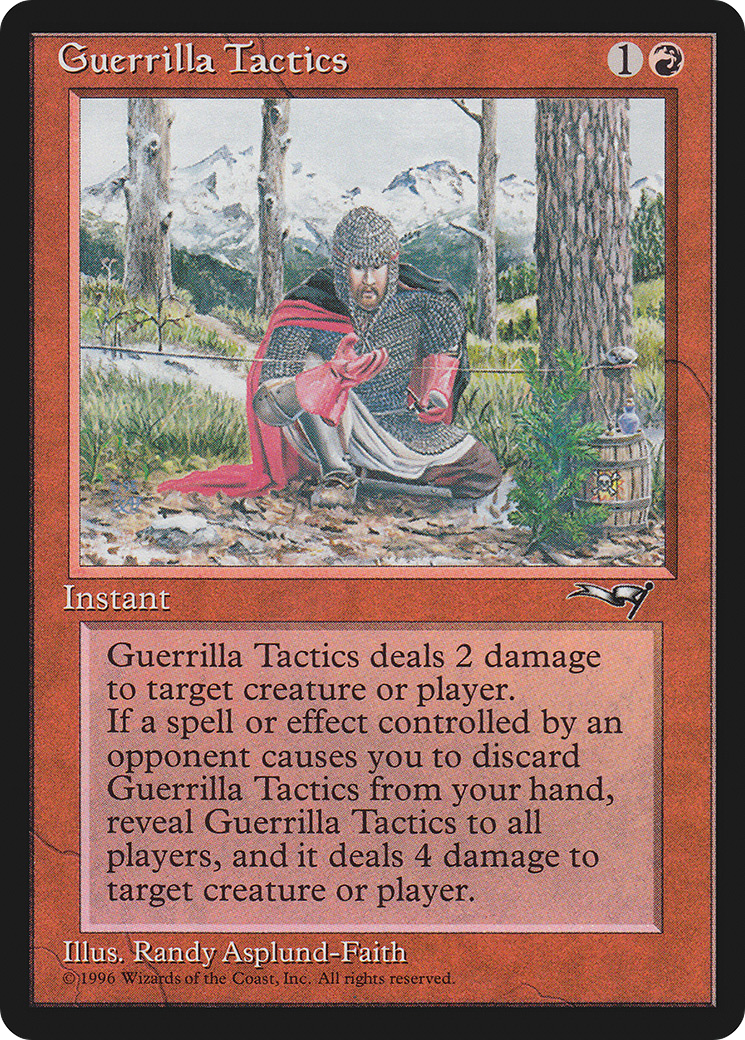 Guerrilla Tactics (Kneeling Knight) (ALL-111)  - Alliances