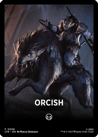 Orcish Theme Card (LTR-008) - The Lord of the Rings: Tales of Middle-earth